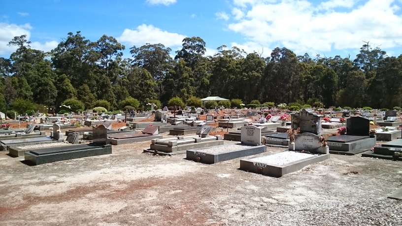 graves at Pemberton cemetery