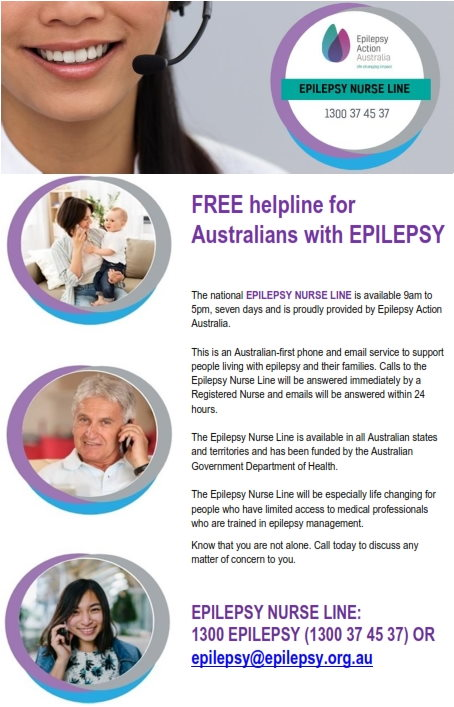 Eplisepsy Helpline Poster 1300 374 537