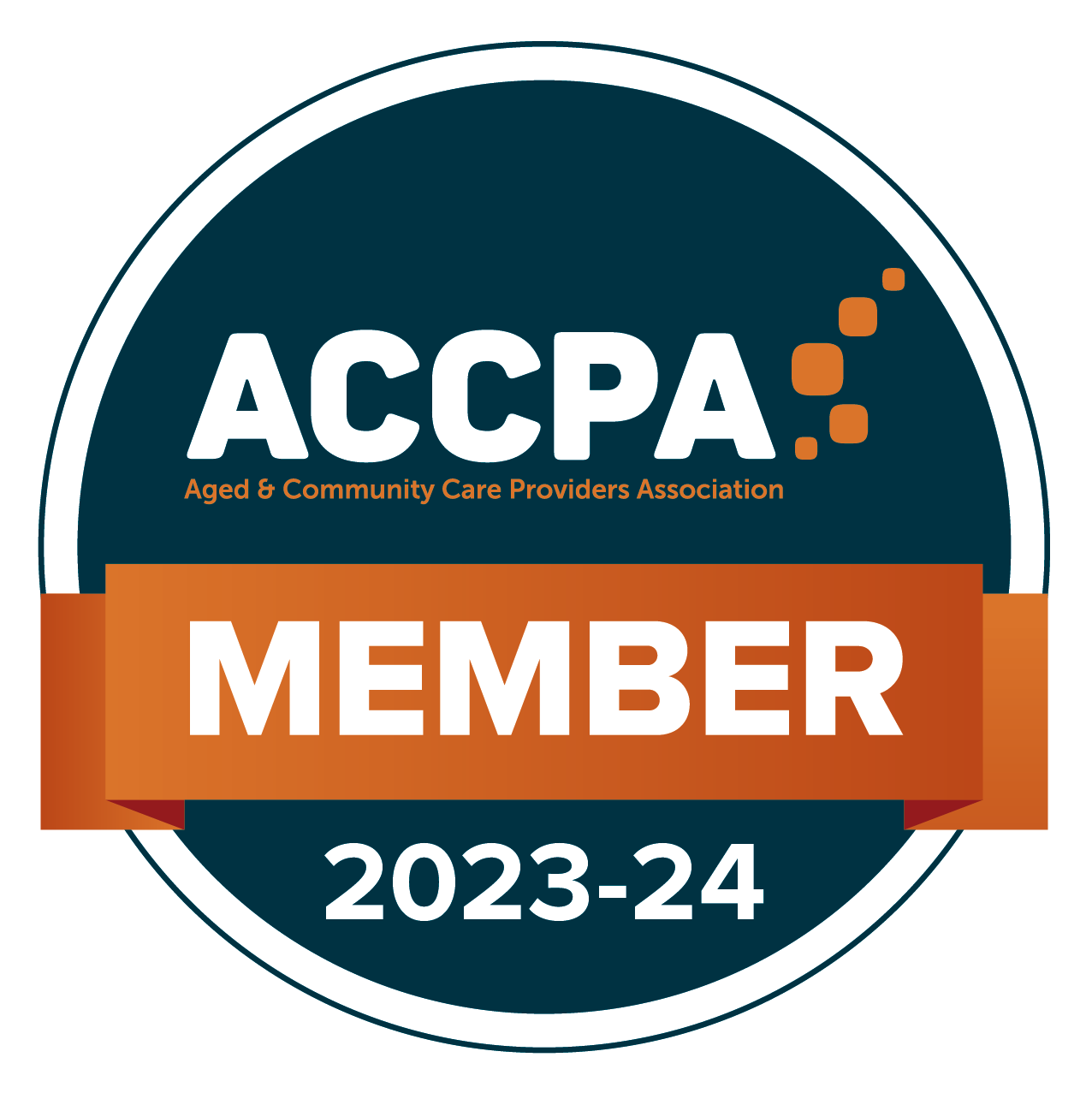 Aged and Community Care Providers Association 2022-2023 badge